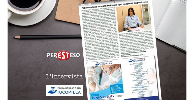 Peresteso intervista Giulia Iucopilla: tutti i servizi del poliambulatorio e i nuovi progetti